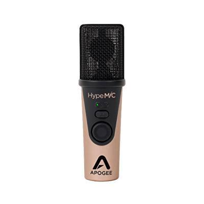 APOGEE HYPE MIC USB Mikrofon (Analog Compressor, iOS, Mac & Windows) (Dahili Taşıma Çantası, Tripod & Stand Adaptörü)